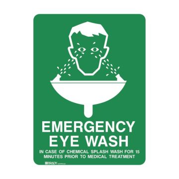 Emergency Information Sign - Emergency Eye Wash