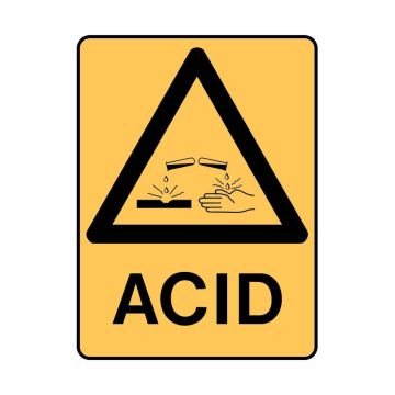 Warning Sign - Acid
