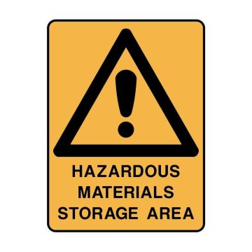 Dangerous Goods Sign - Safety Alert Picto Hazardous Materials Storage Area