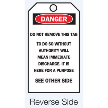 Accident Prevention Tag - Do Not Remove This Tag