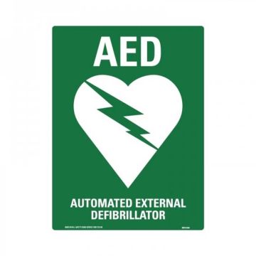 AED (Automated External Defibrillator) Sign
