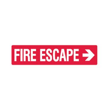 Arrow Right Picto Fire Escape Sign