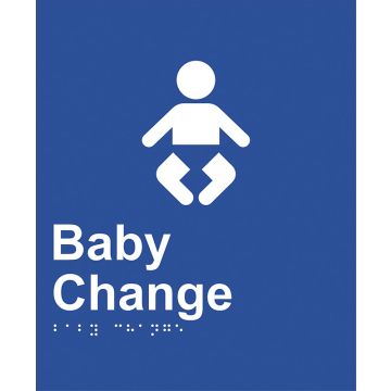 Braille Sign Baby Change