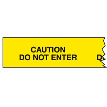 Caution Do Not Enter Heavy Duty Barricade Tape