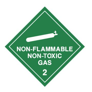 Dangerous Goods - Non-Flammable Non-Toxic Gas Class 2