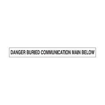 Detectable Mesh Tape - Danger Buried Communication Main Below
