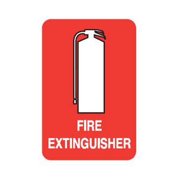 Extinguisher Picto Fire Extinguisher Sign - 450mm (W) x 600mm (H), Metal