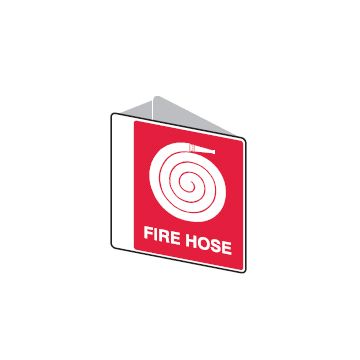 Fire Hose Picto Fire Hose 3D Sign - 225mm (W) x 225mm (H), Polypropylene