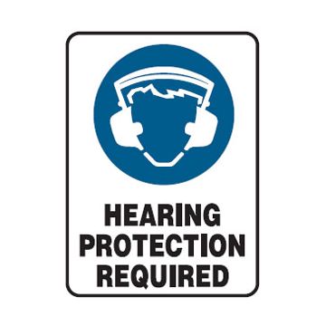 Hearing Protection Picto Hearing Protection Required Sign
