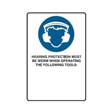 Hearing Protection Picto Sign