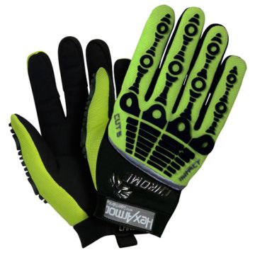 Hexarmor Impct Hi-Vis Mchanic Gloves
