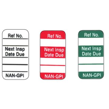Nanotag Next Inspection Date Insert