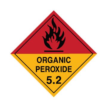 Dangerous Goods Sign - Organic Peroxide Class 5.2