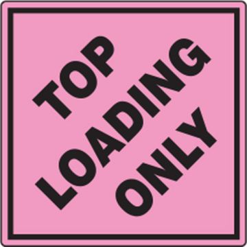 Top Loading Only Shipping Labels 