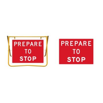 Prepare to Stop Sign