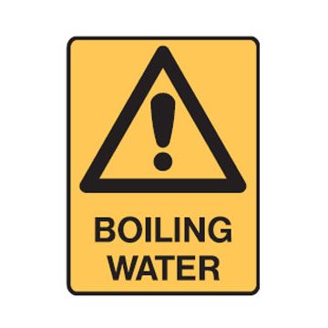 Safety Alert Picto Boiling Water Sign