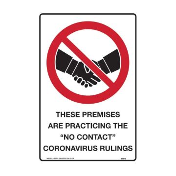 Prohibition Sign COVID Rulings