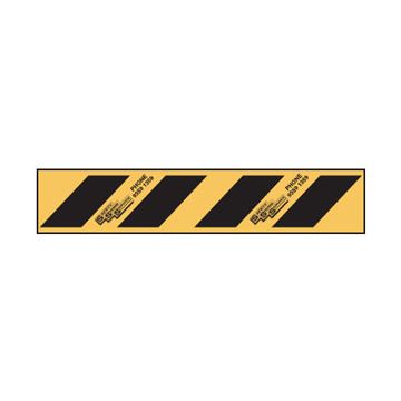 Double Layer Barrier Tape Black/Yellow