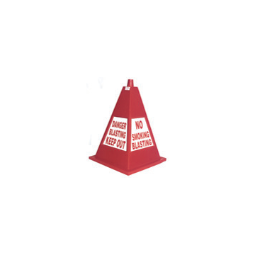 Blank Pyramid Cones 550mm (W) x 550mm (L) x 780mm (H), Plastic