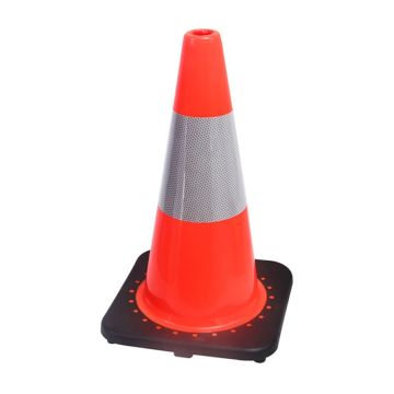 Value Traffic Cone With Reflective Collar - 450mm