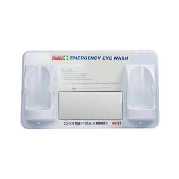 First Aider's Choice Eye Wash Wall Plate suits 500ml bottles