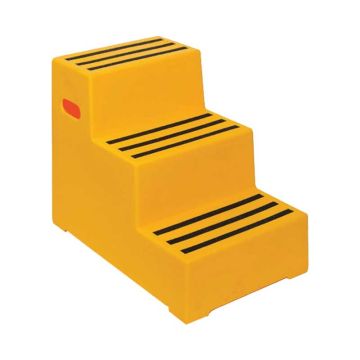Excelsior Heavy Duty Safety Stairs, 3 Step 620mm High