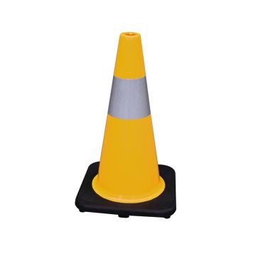 Value Traffic Cone With Class 1 Reflective - 450mm, Yellow