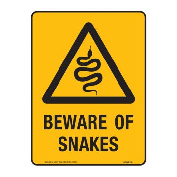 Warning Signs - Beware of Snakes