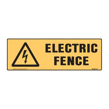 Warning Sign - Electric Fence