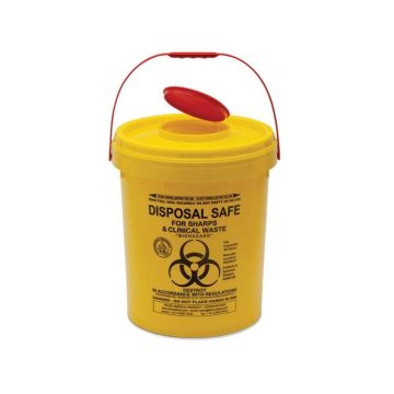 Contaminated Clinical Waste and Sharps Disposal Bins 23L