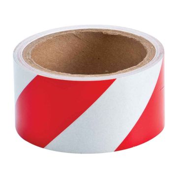 Brady Class 2 Reflective Tapes - Red/White Stripes, 50mm
