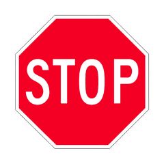Directional Traffic Sign - Stop Sign